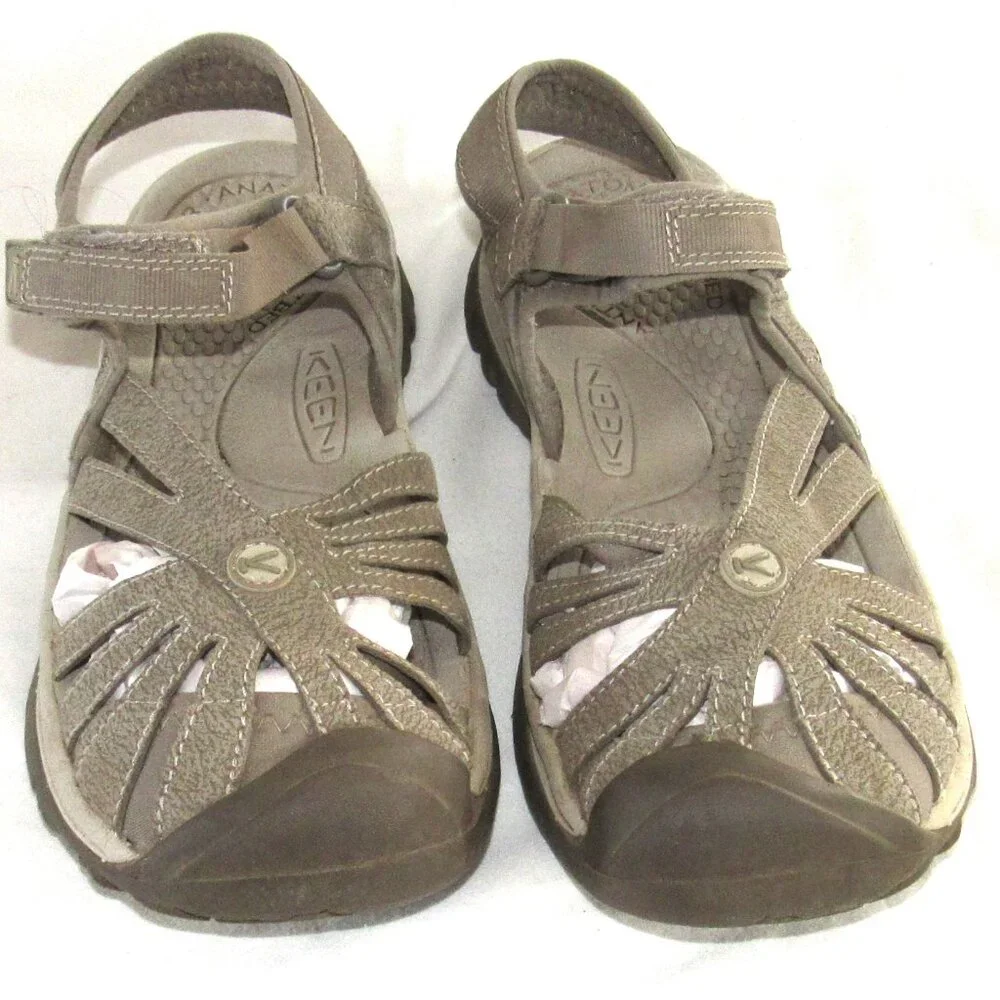 KEEN Women's Rose Sandal Brindle/Shitake Size 8.5 Excellent Condition - Picture 2 of 13